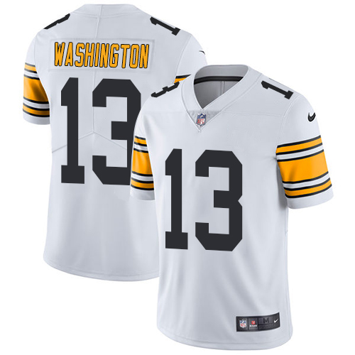 Men's Pittsburgh Steelers #13 James Washington White 2019 Vapor Untouchable Limited Stitched NFL Jersey